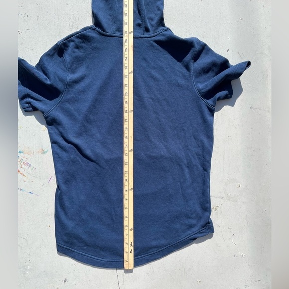 Men's Under Armour x Project Rock Hoodie Blue S Bull Gym Activewear Weight Fit - Picture 11 of 12